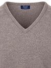 William Lockie sweter z dekoltem w serek z wełny jagnięcej w kolorze granatowym Product / Detail