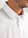 Suitable Shirt Cotton Slub White Model / Detail