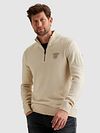 PME Legend Half Zip Trui Ecru