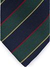 Krawat jedwabny Suitable Triple Stripe w kolorze granatowym Product / Detail