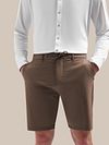 Szorty chino No Excess 4-Way Stretch Sedoc w kolorze khaki Model / Voorkant