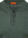 Sweter Suitable Crew Zip Merino zielony Product / Detail