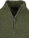 Sweter Suitable z półzamkiem Donnegal Tweed Eco Wool w kolorze zielonym Product / Detail