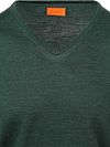 Sweter Suitable z wełny merino, dekolt w serek, zielony Product / Detail