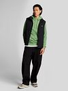 Hoodie Lyle and Scott zielona Model / Voorkant