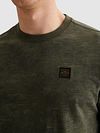 T-shirt PME Legend Slub Thyme w kolorze zielonym Model / Detail