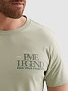 T-shirt PME Legend Artwork, regular fit, zielony Model / Detail