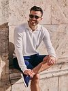 Sweter Suitable Riva Knit w kolorze ecru Model / Sfeerbeeld