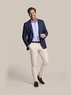 Suitable Blazer Lino Twill Blu Navy Model / Voorkant