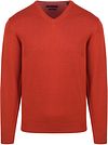 CASAMODA Genser Med V-hals Oransje 004430-486