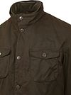 Chaqueta encerada Barbour Ogston en verde oliva Product / Detail