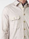 DESOTO Hemdjacke Cord Optics Sand Model / Detail