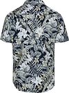 Desoto Festival Camisa Casual Manga Corta Navy Green Product / Achterkant