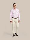 Suitable Overhemd Dubbel Manchet Roze Model / Voorkant