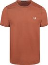 Fred Perry Ringer T-Shirt Bruin S54 M3519-S54 kopen | Suitable