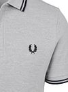 Fred Perry Polo Tipped M3600 Grijs 88C