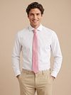 Silk Tie Pink K81-3 Model / Voorkant