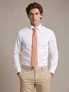 Silk Tie Orange K81-8 Model / Voorkant