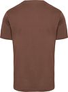 King Essentials Steve-T-Shirten Brun Product / Achterkant