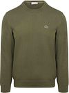 Lacoste genser rund hals oliven AH0128-E9F