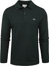 Lacoste Polo Shirt Med Lange Ærmer Mørkegrøn PH4013-YZP