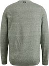 Maglione Vanguard in blend di lino mélange verde Product / Achterkant