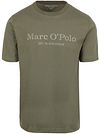 Marc O'Polo T-shirt Logo Mörkgrön 523201251052-452