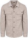 No Excess Overshirt Full Button Jacquard Greige 33510921SN-122 order online | Suitable