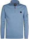 Petrol Half-Zip Sweater Aspen Blue M-3050-KWC248-5187