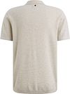 PME Legend Polo Shirt Knitted Structure Ecru Product / Achterkant