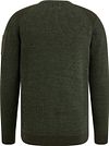 PME Legend Trui Rib Melange Donkergroen Product / Achterkant