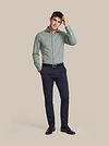 Profuomo Japanese Knitted Shirt Green Model / Voorkant