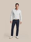 Profuomo Longsleeve Polo Grau Melange Model / Voorkant