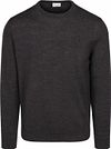 Profuomo Pullover Merino Wool Dark Brown
