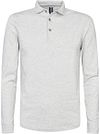 Profuomo Longsleeve Polo Grijs Melange PP2J00001A kopen | Suitable