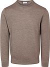 Profuomo Pull-over Laine Merinos Marron PPXJ30024D-H commander en ligne | Suitable