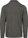 Profuomo Longsleeve Poloshirt Merinowolle Grün