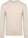 Profuomo Pullover af Merinould i Ecru PPVJ30001D-F