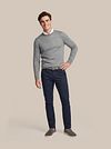 Suitable Merino Pullover Grey Model / Voorkant