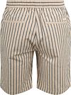 Scotch and Soda Fave Short w paski beżowe Product / Achterkant