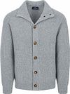 Steppin' Out Button Cardigan Laine d’agneau grise CA-BUTTON-HEAVY-STBL-26.02 Grey commander en ligne | Suitable