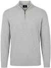 Steppin' Out Half Zip Pullover Merinowolle Hellgrau kaufen | PU-MO- MRI-REF12-SO-26-01 ASHEN L Grey | Suitable