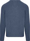 Steppin' Out Pullover V-Neck Lambswool Mid Blue Product / Achterkant