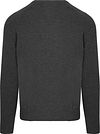 Steppin' Out Maglione scollo a V in lana d’agnello antracite Product / Achterkant