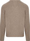 Steppin' Out Sweter z dekoltem w serek z wełny jagnięcej w kolorze piaskowym Product / Achterkant
