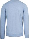 Suitable pullover med V-hals i uld, lyseblå Product / Achterkant