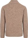 Suitable Half Zip Tröja Tweed Beige
