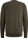 Sweter PME Legend Mouliné Structure w kolorze przygaszonej zieleni Product / Achterkant