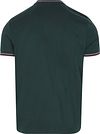 T-shirt Fred Perry Twin Tipped 85A w kolorze ciemnozielonym Product / Achterkant