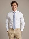 Suitable Silk Tie Two Toned Blue Model / Voorkant